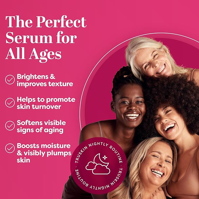 TruSkin Vitamin C Super Serum for Face, 5 Skin Benefits, 2 fl oz