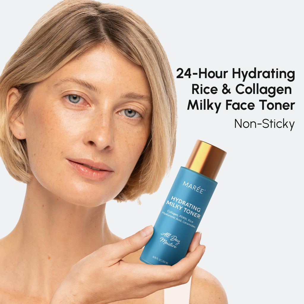 MAREE Hydrating Milky Toner for Face - Rice Toner for Face Korean Skin Care
