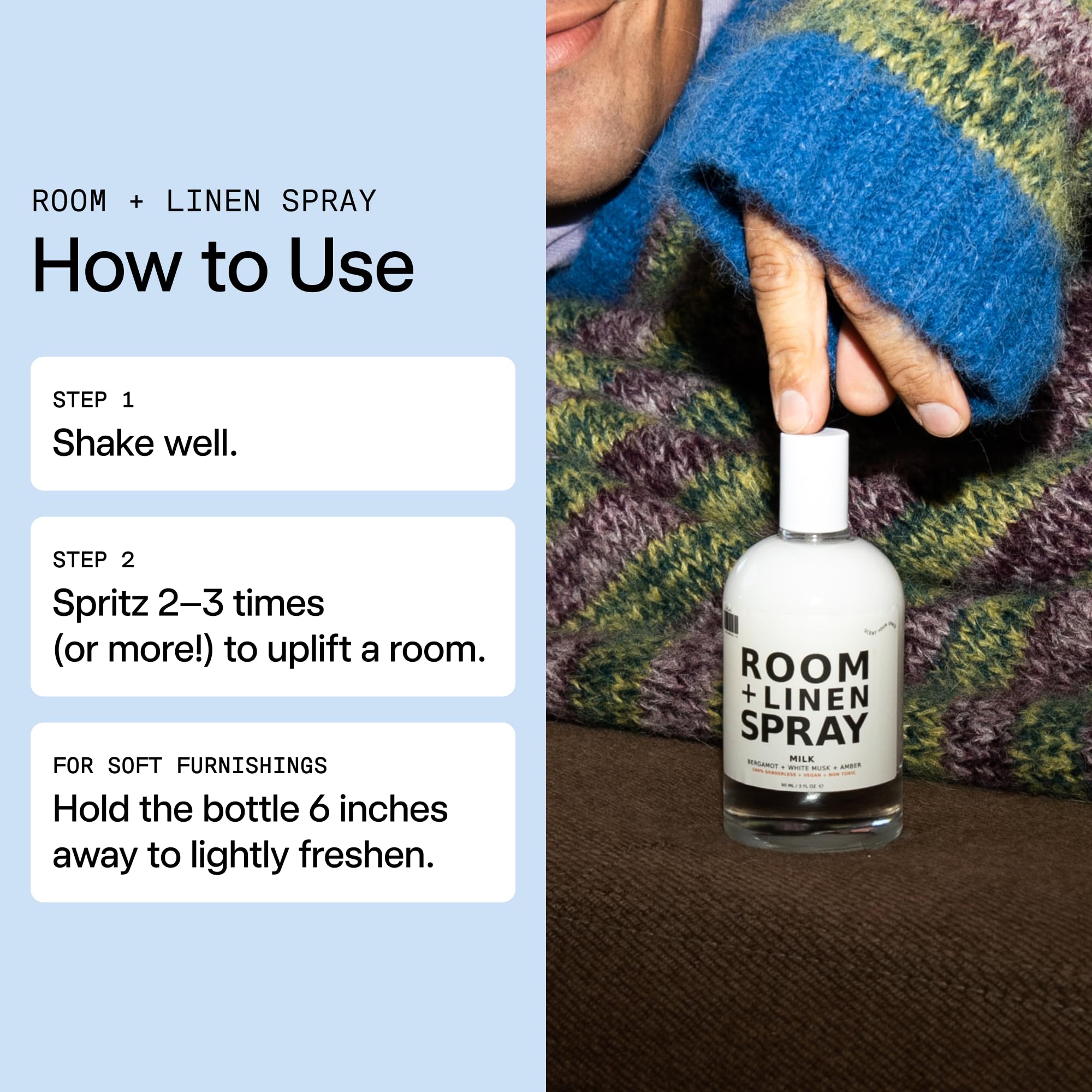 DedCool, Room + Linen Spray, 01 Taunt, Essential Oil Infused, 3 fl oz