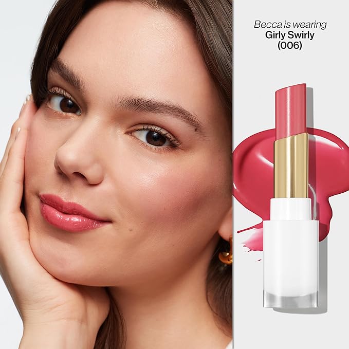 REVLON Super Lustrous Glass Shine Balm, 006 Girly Swirly, 0.11 oz