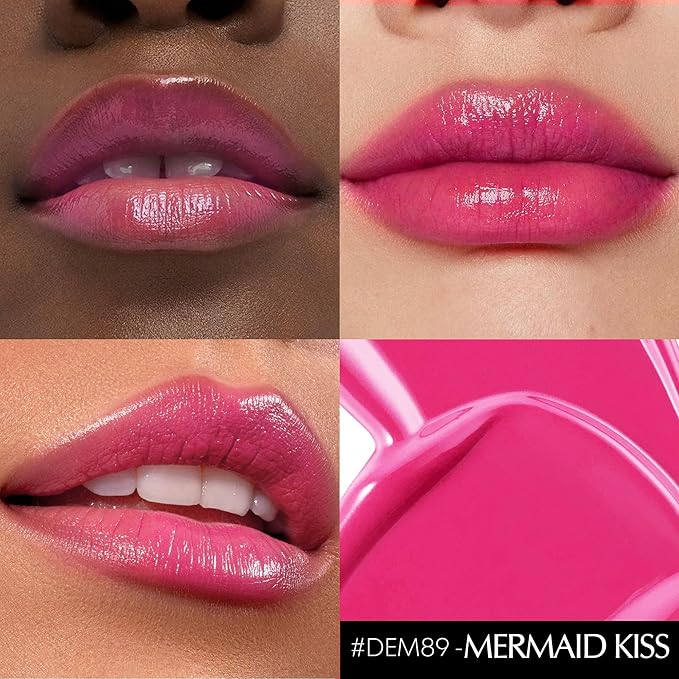 Depuplum Pink Lipstick for Women Moisture Lip Gloss Tinted Lip Balm