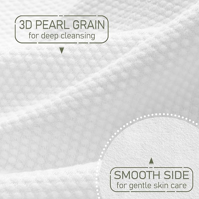 Christmas Style WOWOTEX Disposable Face Towels 120 Count Large Dry Wipes