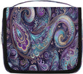 Paisley Travel Toiletry Bag Women Men Hanging Cosmetic Organizer Portable