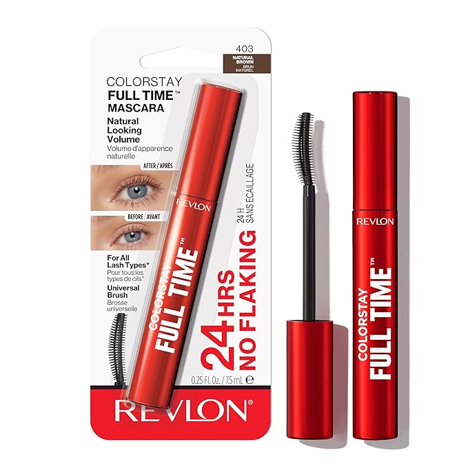 Revlon ColorStay Full Time Mascara, 403 Natural Brown