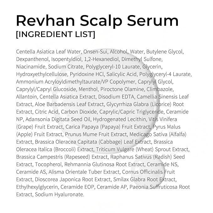 ChaeSeul Revhan Scalp Serum for Hair Loss & Thinning – Hair Growth Serum for Men & Women w/Salicylic Acid & Centella Asiatica – Soothes Itchy, Irritated Scalp with Roll-On