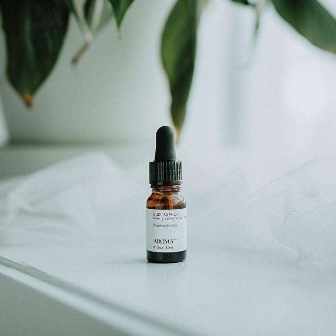 Aromatech Oud Saphir Aroma Essential Oil Blend: Luxury Hotel Inspired Aromatherapy with for Ultrasonic Diffusers & Nebulizers (10 mL)