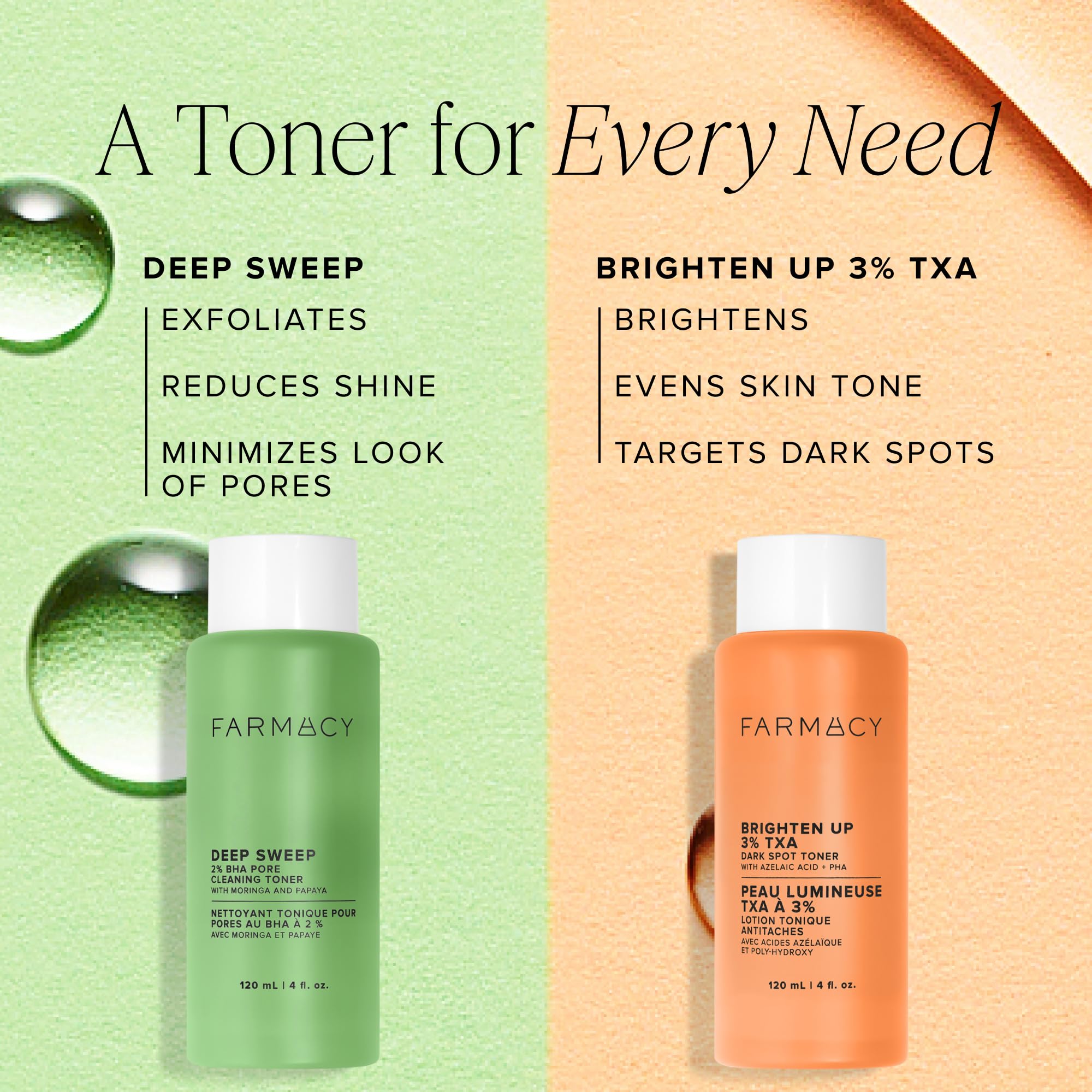 Farmacy 2% Salicylic Acid Toner for Face - Deep Sweep BHA Liquid Exfoliant + Pore Cleaner - Controls Oil, Gently Exfoliates + Refines Pores - Skin Care for Combo, Oily + Blemish-Prone Skin - (50ml).