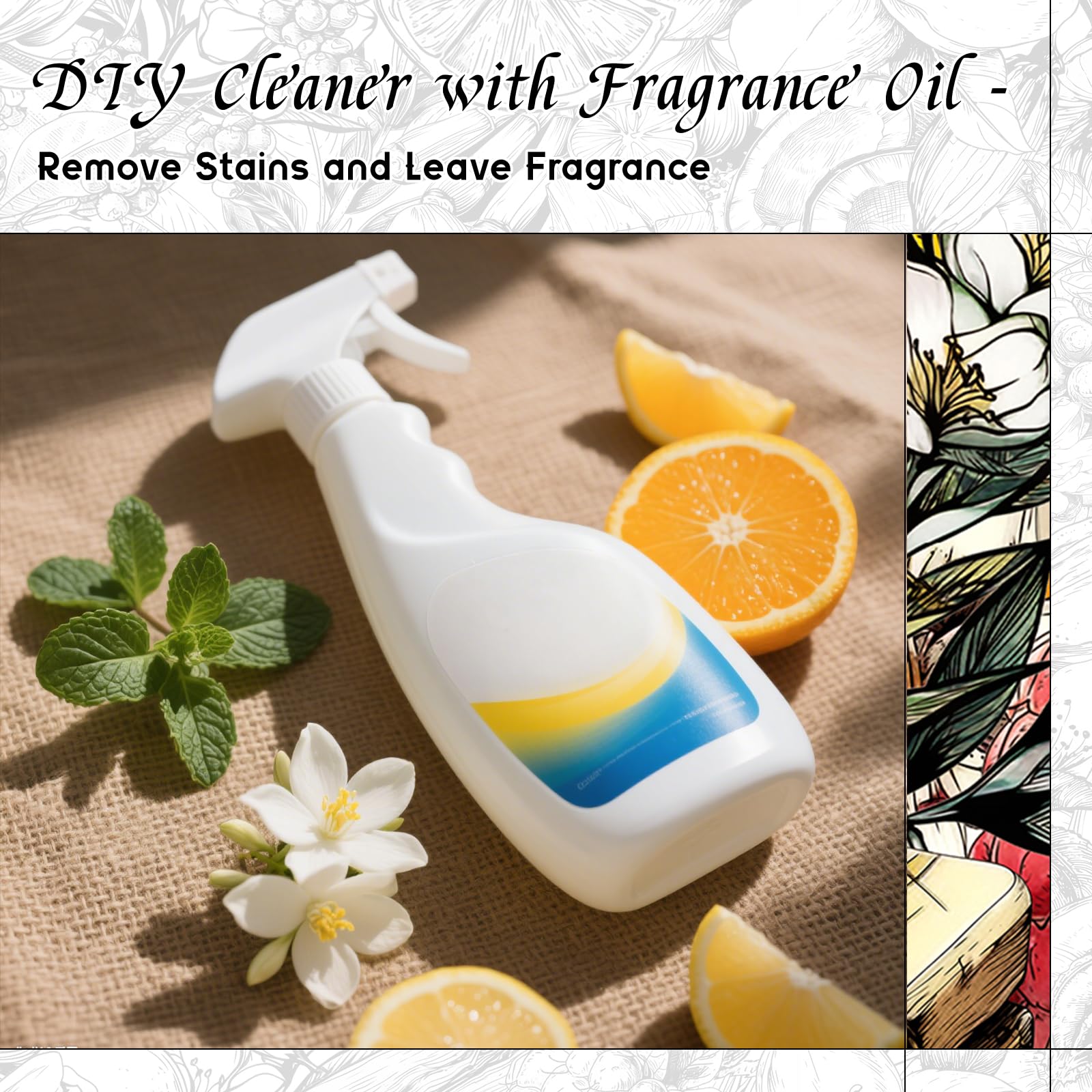 HIQILI Blood Orange Dusk Fragrance Oil for Diffuser, Candle & Soap