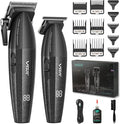 VGR 640 Professional Hair Clippers for Men with Clipper Trimmer Set, Black