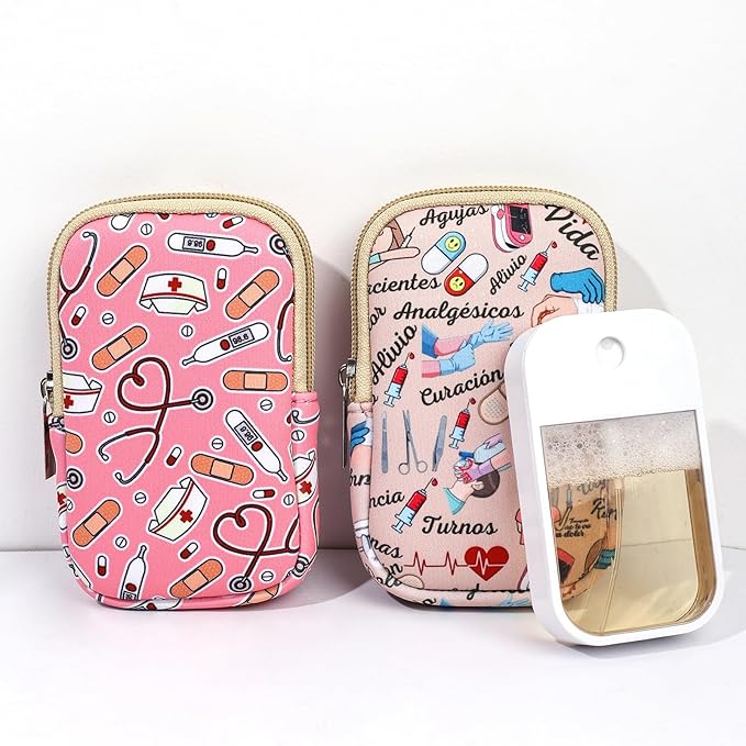 COOKOOKY 2 Pack Hand Sanitizer Holder compatible with Touchland
