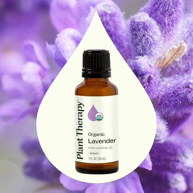 Plant Therapy Organic Lavender Essential Oil 30 mL, USDA Certified Organic