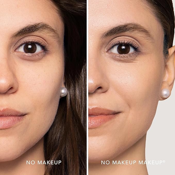 No Makeup Makeup Foundation & Brush Duo, Cream-Balm Formula, Light Medium