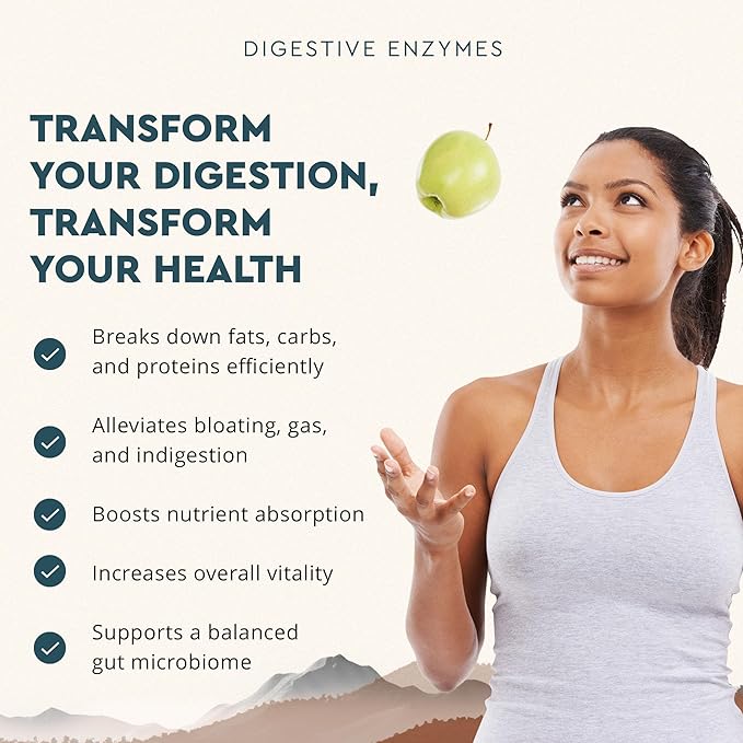 Ancestral Supplements Digestive Enzymes for Women & Men, 90 Ct
