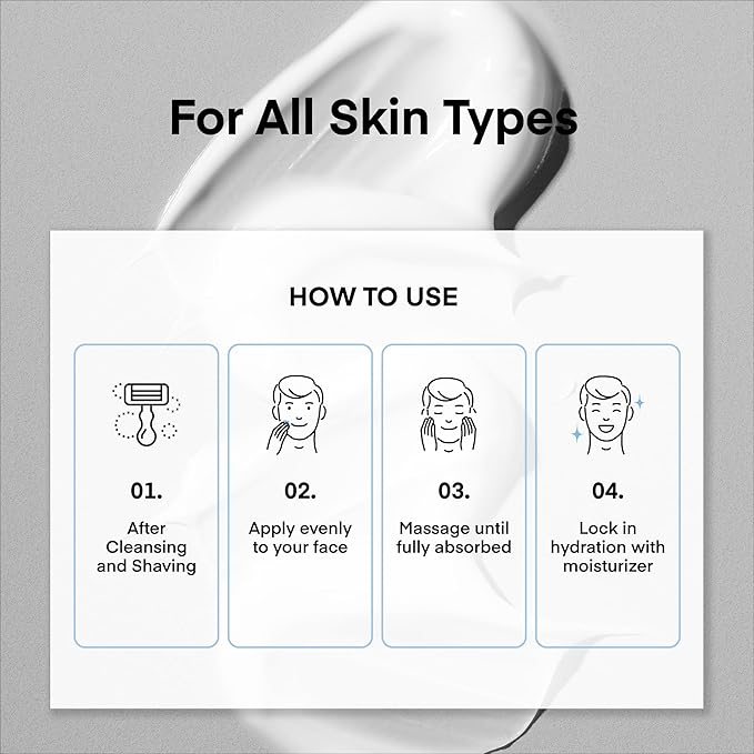 TEREZ&HONOR 6-in-1 Face Cream for Men: Korean Hydrating Anti-Aging Moisturizer with Niacinamide, Bakuchiol & Caffeine – Hydrates, Smooths & Helps Reduce Wrinkles, Dark Circles & Eye Bags – 2.8oz / 80g