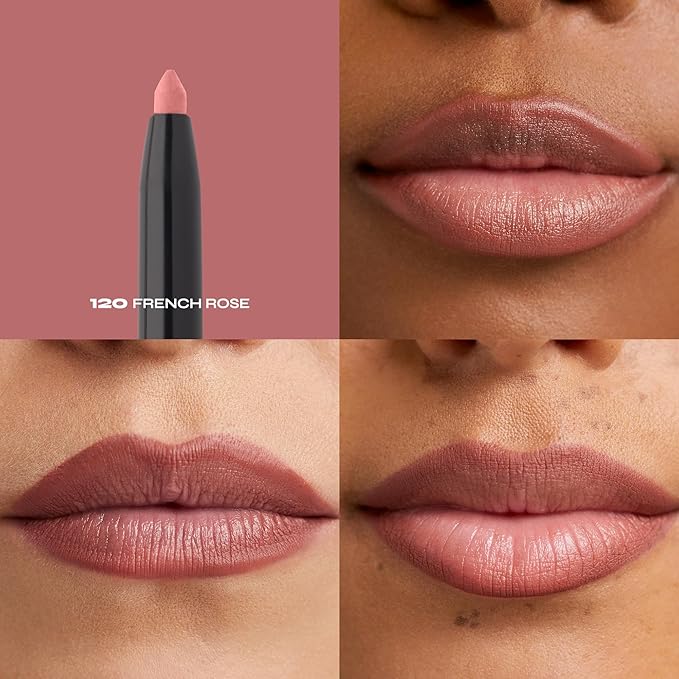 Milani Understatement Lipliner Pencil - Highly Pigmented Retractable Soft Lip Liner Pencil, Easy to Use Lip Makeup - French Rose