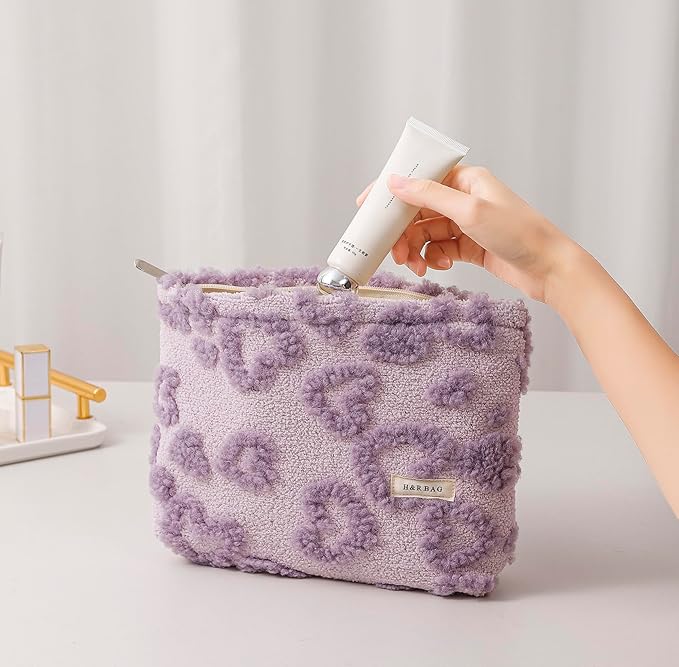getgto 2 Pcs Makeup Bags, Large Cosmetic Bag Travel Toiletry Bag