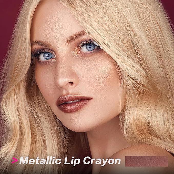FOCALLURE Ultra Chic Lipstick,Moisturizing Lip Crayon,Lightweight Color without Drying or Fading,Long Lasting Lips Makeup,#24 Copper