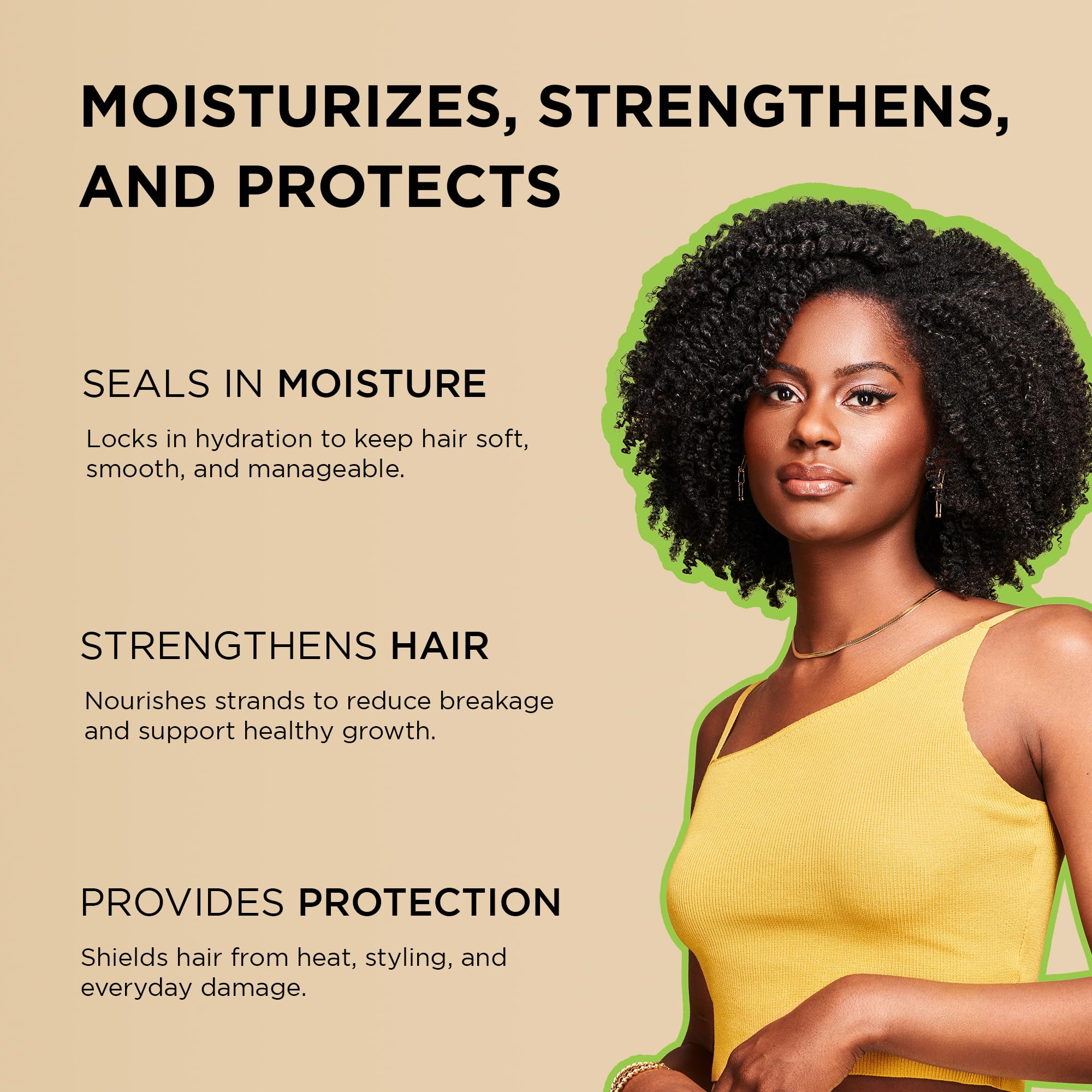African Pride Moisture Miracle 5 Essential Hair Oils with Vitamin E | Moisture, Shine, Protection, and Growth | Argan, Castor, Grapeseed, Coconut, and Olive Oil | 4 oz