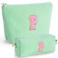 Btffitting Gifts for Teen Girls Women - Birthday Gifts for 10 11 12 13 14 15 16 17 18 Years Old Girl,Makeup Bag Cosmetic Bag,Teacher Gift Trendy Stuff Toiletry Bag - Green,P