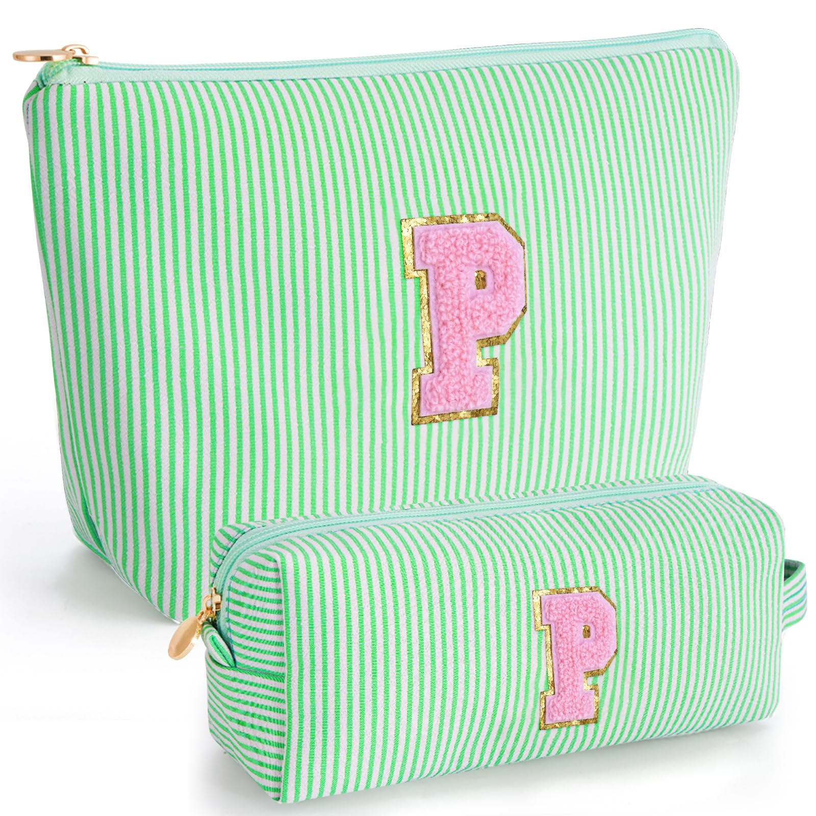 Btffitting Gifts for Teen Girls Women - Birthday Gifts for 10 11 12 13 14 15 16 17 18 Years Old Girl,Makeup Bag Cosmetic Bag,Teacher Gift Trendy Stuff Toiletry Bag - Green,P