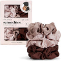 Kitsch Satin Scrunchies for Women - Cameo, 5pcs