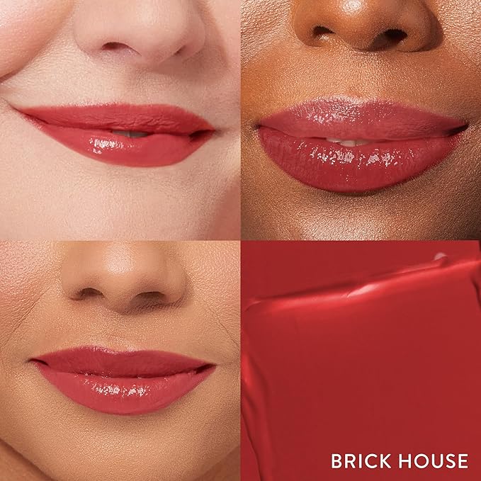 LAURA GELLER NEW YORK Jelly Balm Tinted Lip Balm – Brick House – Hydrating Lip Color with Shine Finish – Squalane & Vitamin E – Buildable Sheer to Medium Coverage – Vegan & Cruelty-Free