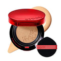 ESPOIR Be Velvet Cushion Foundation #23 Beige | Quick and Easy Coverage with Long-lasting Color by Zero Oxidation, Velvety Smooth Finish & Lightweight Formula, Vegan, Korean Makeup, 0.46 oz
