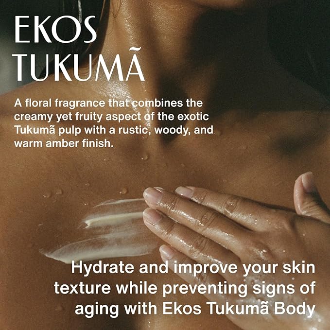 natura – Tukumã Hydration & Renewal Body Care Bundle – Hyaluronic Acid Boosting Body Lotion + Biphase Shower Oil – Deep Moisturizing & Firming – Vegan Brazilian Skincare – 13.5 fl oz + 6.7 fl oz
