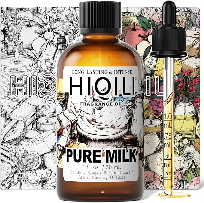 HIQILI Pure Milk Fragrance Oil for Soap Making & Body Wash - 1 Fl Oz