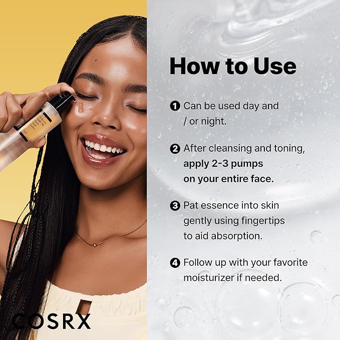 COSRX Snail Mucin 96% Repairing Serum for Sooothing & Hydrating 3.38 oz.
