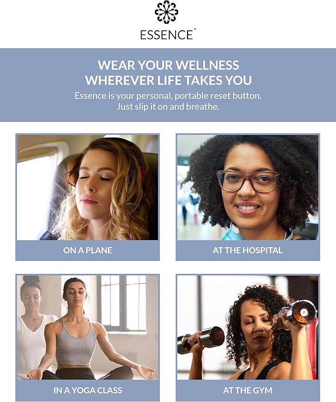 Essence Wearable Aromatherapy Nasal Diffuser – Energy Blend Essential Oil