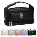 Vogewood Initial Cosmetic Bags Personalized Bags with Handle, Waterproof