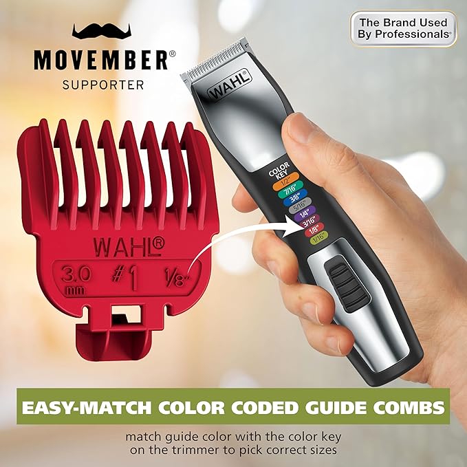 Wahl Color Pro All in One Cordless Eyebrow, Nose & Beard Trimmer for Men
