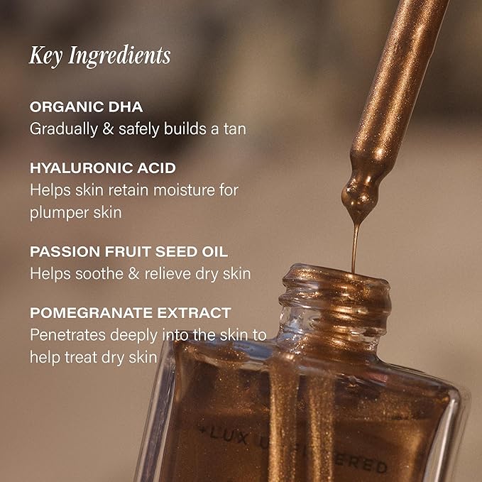 + Lux Unfiltered - N°12 Sun Struck Bronzing Face Tanning Drops - Bronze