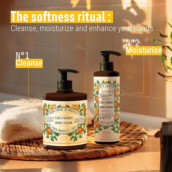 Panier des Sens Orange Blossom Body & Hand Lotion Pump, 8.45 fl oz