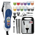 Wahl Clipper USA Color Pro Corded Haircutting Kit with Color Guide Combs