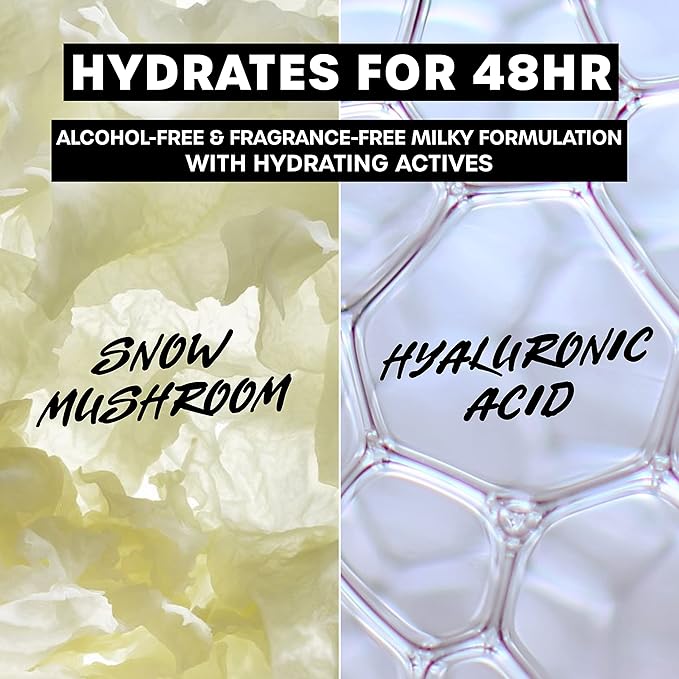 THAYERS Milky Hydrating Face Toner with Snow Mushroom Tremella, Hyaluronic Acid and Elderflower, Dermatologist Recommended Gentle Alcohol Free Skincare for Dry & Sensitive Skin, Paraben Free, 3 Fl Oz