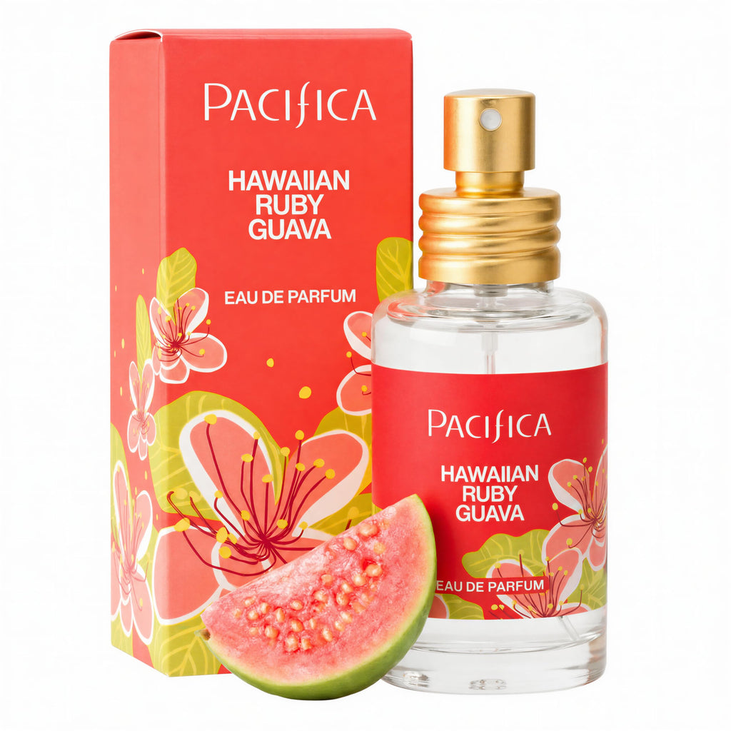 Pacifica Hawaiian Ruby Guava Spray Perfume - Vegan, Cruelty-Free Personal Fragrance with Essential Oils