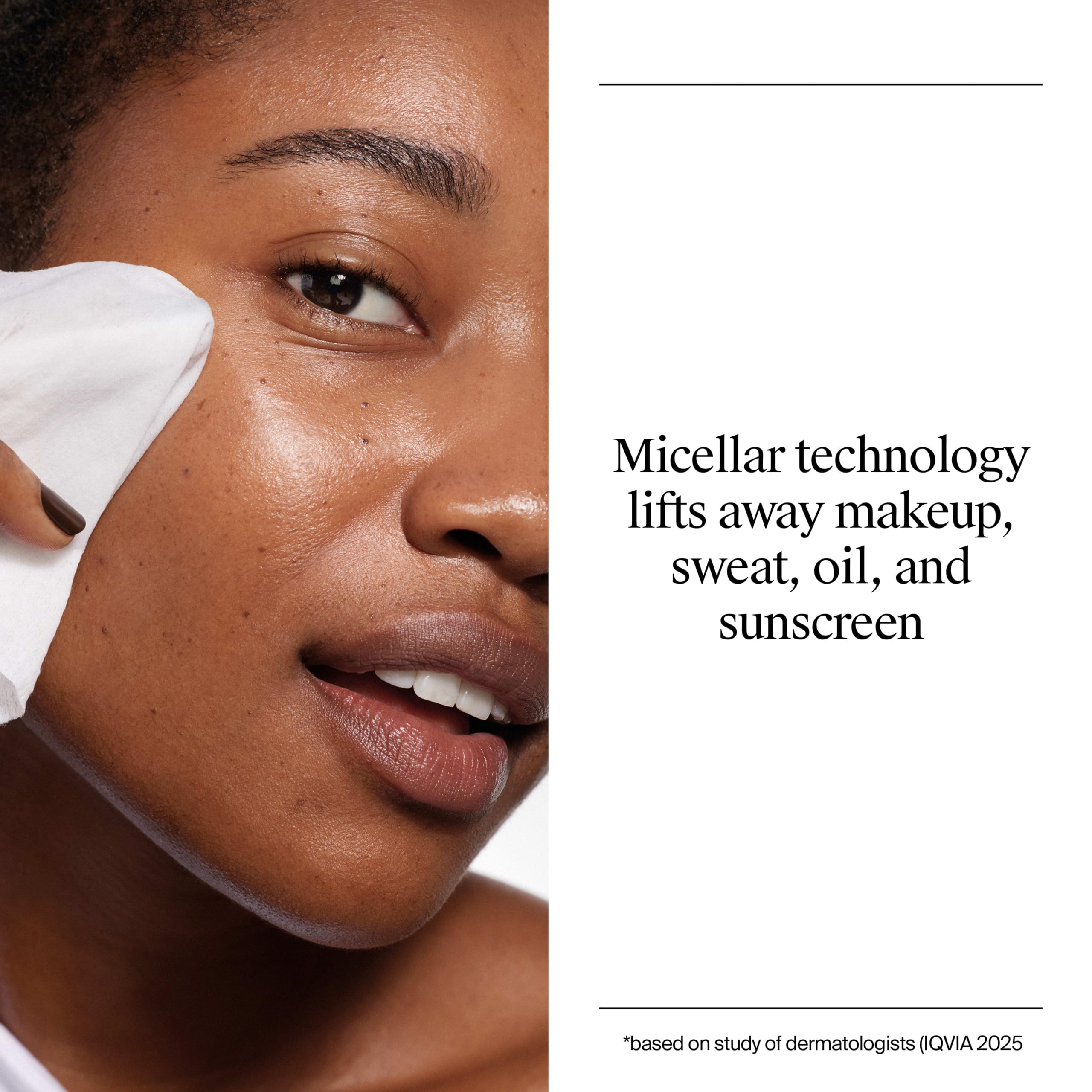 Neutrogena Makeup Remover Towelettes for Face with Micellar Water Daily Alcohol-Free, 20 ct