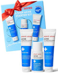 Peach Slices - 3-Step Clarifying Starter Kit (3 Products) - Skin Care Set for Blemish-Prone Skin - 1 Toner, 1 Cleanser, 1 Oil Free Moisturizer - 2% Salicylic Acid & Botanicals - Vegan & Cruelty Free