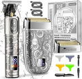 Suttik Foil Shavers for Men Electric Razor, Clippers and Trimmer for Men with LED Display, Waterproof