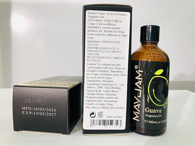 MAYJAM Pear Fragrance Oil for Diffusers for Home, 3.38FL.OZ