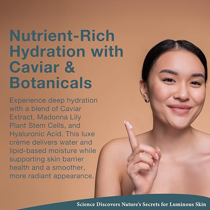 Lira Clinical BIO Caviar Crème - Ultra-Hydrating Facial Moisturizer - 1 oz