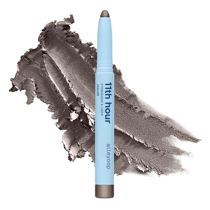ALLEYOOP 11th Hour Cream Eyeshadow and Liner Stick, Gray Shimmer