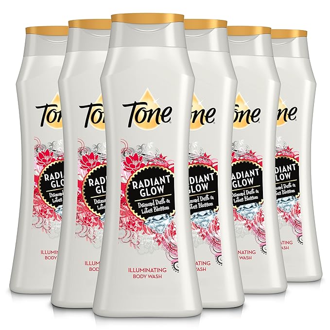 Tone Body Wash, Radiant Glow, 16 Fl Oz, 6-Pack