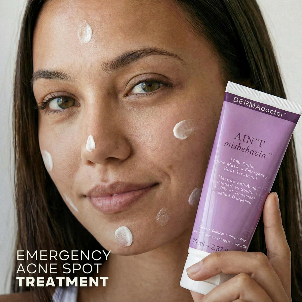 DERMAdoctor Ain't Misbehavin' 10% Sulfur Acne Mask, 2.3 fl oz
