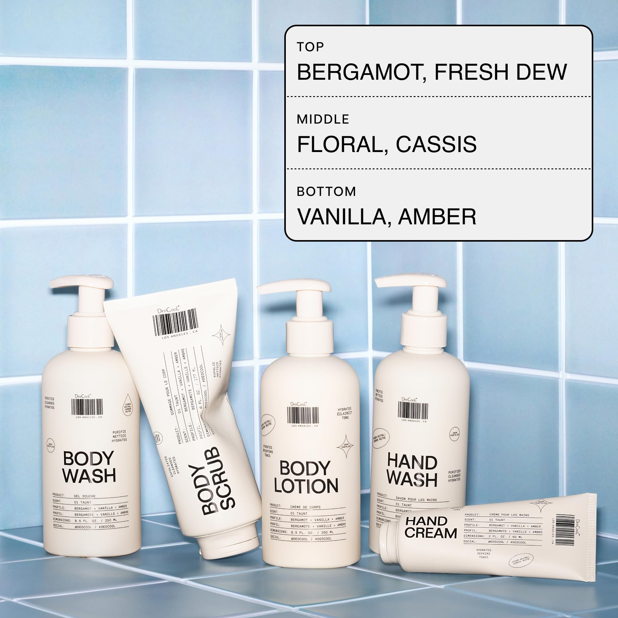 DedCool, Body Lotion, 01 Taunt, Ceramides & Snow Mushroom, 8.5 fl oz