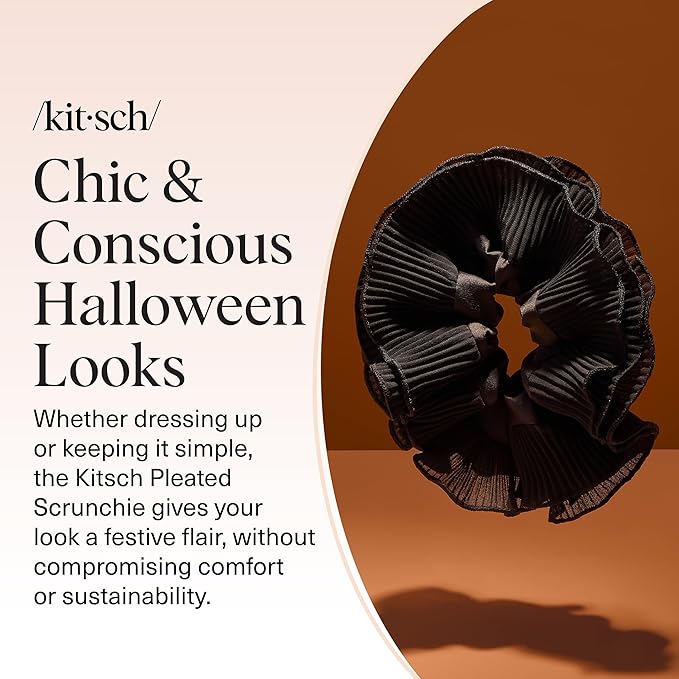 Kitsch Pleated Scrunchie for Women - 1pc