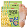 Purederm Foot Peeling Mask for Dry Cracked Feet, Exfoliating Treatment for Dead Skin & Calluses for Baby Soft Feet, 6 Pairs