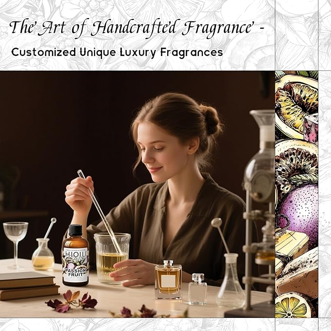 HIQILI Passion Fruit Fragrance Oil for Candle, Soap Making & Diffuser